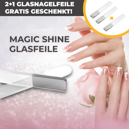 Magic Shine Glasnagelfeile mit Etui